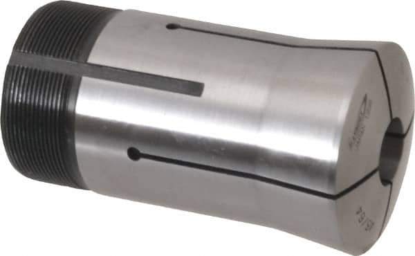 Lyndex - 45/64 Inch Round 3J Collet - 3-3/4 Inch Overall Length, 1.988-20 Inch External Thread - Exact Industrial Supply