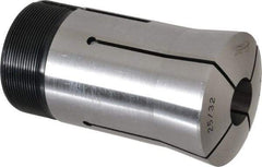 Lyndex - 25/32 Inch Round 3J Collet - 3-3/4 Inch Overall Length, 1.988-20 Inch External Thread - Exact Industrial Supply