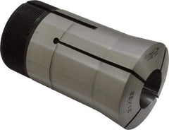 Lyndex - 31/32 Inch Round 3J Collet - 3-3/4 Inch Overall Length, 1.988-20 Inch External Thread - Exact Industrial Supply