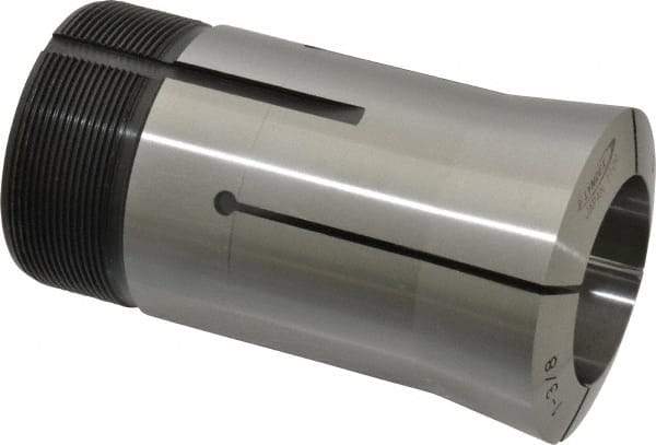 Lyndex - 1-3/8 Inch Round 3J Collet - 3-3/4 Inch Overall Length, 1.988-20 Inch External Thread - Exact Industrial Supply