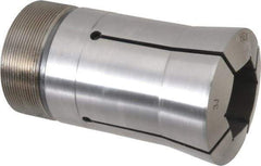 Lyndex - 1-1/8 Inch Hex 3J Collet - 3-3/4 Inch Overall Length, 1.988-20 Inch External Thread - Exact Industrial Supply