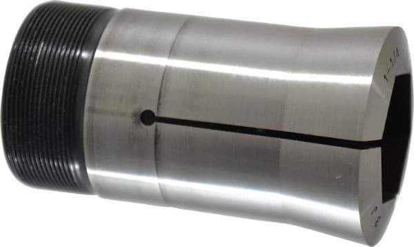 Lyndex - 1-1/4 Inch Hex 3J Collet - 3-3/4 Inch Overall Length, 1.988-20 Inch External Thread - Exact Industrial Supply