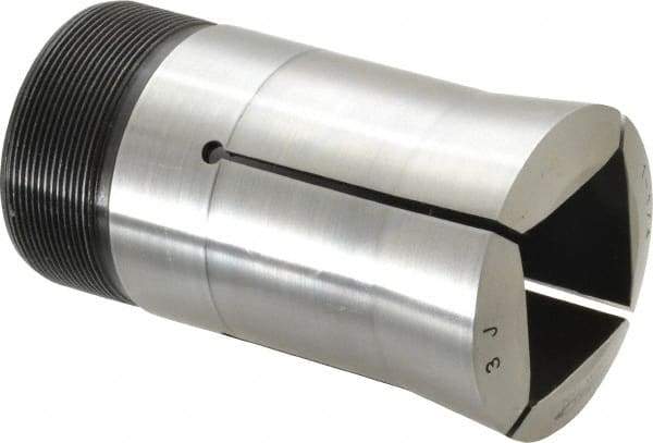 Lyndex - 1-1/4 Inch Square 3J Collet - 3-3/4 Inch Overall Length, 1.988-20 Inch External Thread - Exact Industrial Supply