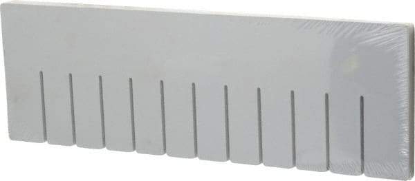 Quantum Storage - 17.4" Wide x 6" High, Gray Bin Divider - Use with DG93060 - All Tool & Supply