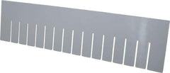 Quantum Storage - 22.4" Wide x 6" High, Gray Bin Divider - Use with DG93060 - All Tool & Supply