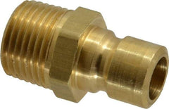 Coilhose Pneumatics - 3/8-18" NPT, 3/8" Body Diam, Coolant & Fluid Line Male Connectors - Brass - All Tool & Supply