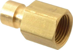 Coilhose Pneumatics - 3/8-18" NPT, 3/8" Body Diam, Coolant & Fluid Line Female Connectors - Brass - All Tool & Supply