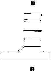 Coilhose Pneumatics - Filter Wall Mount Connecting Clamp Kit - Includes 1 Wall Mount, 1 Connecting Clamp, 2-Set Screws, 1 O-Ring & 1 Allen Wrench, For Use with Coilhose 27 Series & Filter/Regulator Combination Units - All Tool & Supply