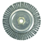 6" Root Pass Brush - .020 Steel Wire; 5/8-11 Dbl-Hex Nut - Dually Weld Cleaning Brush - All Tool & Supply