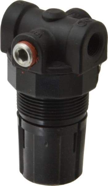 Coilhose Pneumatics - 1/8" Miniature Coil Hose Regulator without Gauge - 9 CFM, 1/8" Gauge Port, 0-125 Adjusting Pressure, 0-125 psi - All Tool & Supply