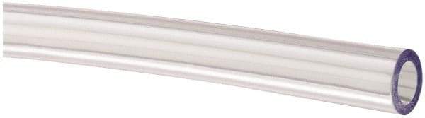 Made in USA - 3/16" ID x 5/16" OD, 1/16" Wall Thickness, Cut to Length (100' Standard Length) PVC Tube - Clear, 55 Max psi, 68 Shore A Hardness - All Tool & Supply