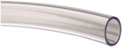 Made in USA - 1/2" ID x 5/8" OD, 1/16" Wall Thickness, Cut to Length (100' Standard Length) PVC Tube - Clear, 30 Max psi, 68 Shore A Hardness - All Tool & Supply