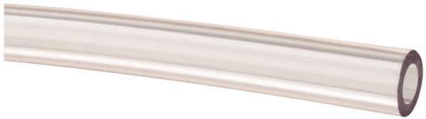 Made in USA - 1/4" ID x 7/16" OD, 3/32" Wall Thickness, Cut to Length (100' Standard Length) PVC Tube - Clear, 60 Max psi, 68 Shore A Hardness - All Tool & Supply