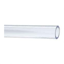 Made in USA - 1" ID x 1-3/8" OD, 3/16" Wall Thickness, Cut to Length (50' Standard Length) PVC Tube - Clear, 45 Max psi, 68 Shore A Hardness - All Tool & Supply