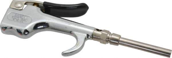 Coilhose Pneumatics - Safety Extension Tube Thumb Lever Blow Gun - 1/4 NPT, 3" Tube Length - All Tool & Supply