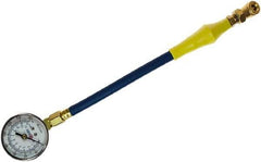 Coilhose Pneumatics - 0 to 60 psi Dial Ball Tire Pressure Gauge - 7' Hose Length - All Tool & Supply