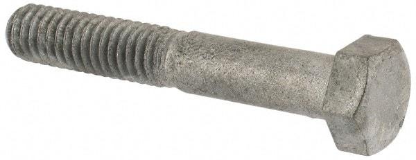 Value Collection - 5/16-18 Thread, 2" Length Under Head, Steel Hex Head Bolt - Hot Dipped Galvanized Coated, UNC Thread, ASTM A307, Grade 2 - All Tool & Supply