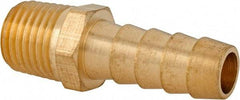 Cerro - 1/4 NPT Thread Hose Barb x Male NPT Connector - 3/8" ID Hose, Brass - All Tool & Supply