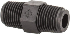 NewAge Industries - Polyethylene Threaded Tube Hex Nipple - 1/8" ID x 1/8" OD - All Tool & Supply