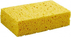 Boardwalk - 6" Long x 3-5/8" Wide x 1" Thick Cleansing Pad - Non-Abrasive, Yellow - All Tool & Supply