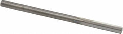 Hertel - 0.15" Solid Carbide 4 Flute Chucking Reamer - Straight Flute, 0.15" Straight Shank, 3/4" Flute Length, 2-1/2" OAL - All Tool & Supply