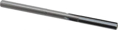 Hertel - 0.155" Solid Carbide 4 Flute Chucking Reamer - Straight Flute, 0.155" Straight Shank, 3/4" Flute Length, 2-1/2" OAL - All Tool & Supply