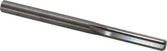 Hertel - 0.23" Solid Carbide 4 Flute Chucking Reamer - Straight Flute, 0.23" Straight Shank, 1" Flute Length, 3" OAL - All Tool & Supply