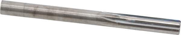 Hertel - 0.255" Solid Carbide 4 Flute Chucking Reamer - Straight Flute, 0.255" Straight Shank, 1" Flute Length, 3" OAL - All Tool & Supply