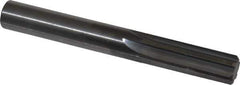 Hertel - 1/2" Solid Carbide 6 Flute Chucking Reamer - Straight Flute, 0.47" Straight Shank, 1-1/2" Flute Length, 4" OAL - All Tool & Supply