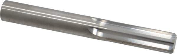 Hertel - 1/2" Solid Carbide 6 Flute Chucking Reamer - Straight Flute, 0.47" Straight Shank, 1-1/2" Flute Length, 4" OAL - All Tool & Supply