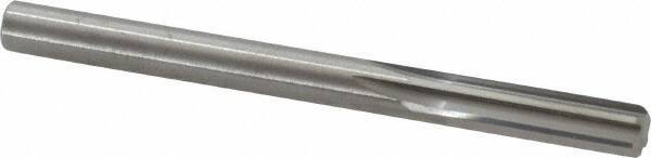 Hertel - 17/64" Solid Carbide 6 Flute Chucking Reamer - Straight Flute, Straight Shank, 1-1/8" Flute Length, 3-1/4" OAL - All Tool & Supply