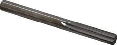 Hertel - 19/64" Solid Carbide 6 Flute Chucking Reamer - Straight Flute, Straight Shank, 1-1/8" Flute Length, 3-1/4" OAL - All Tool & Supply