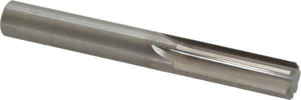 Hertel - 1/2" Solid Carbide 6 Flute Chucking Reamer - Straight Flute, Straight Shank, 1-1/2" Flute Length, 4" OAL - All Tool & Supply