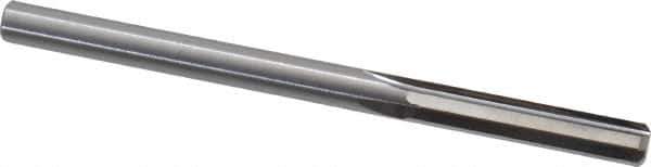 Hertel - #6 Solid Carbide 4 Flute Chucking Reamer - Straight Flute, Straight Shank, 1" Flute Length, 3" OAL - All Tool & Supply