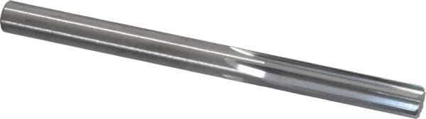 Hertel - Letter F Solid Carbide 6 Flute Chucking Reamer - Straight Flute, Straight Shank, 1-1/8" Flute Length, 3-1/4" OAL - All Tool & Supply