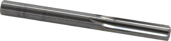 Hertel - Letter P Solid Carbide 6 Flute Chucking Reamer - Straight Flute, Straight Shank, 1-1/4" Flute Length, 3-1/2" OAL - All Tool & Supply