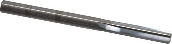 Hertel - 6mm Solid Carbide 4 Flute Chucking Reamer - Straight Flute, Straight Shank, 1" Flute Length, 3" OAL - All Tool & Supply