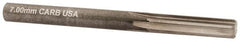 Hertel - 7mm Solid Carbide 6 Flute Chucking Reamer - All Tool & Supply