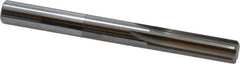 Hertel - 9mm Solid Carbide 6 Flute Chucking Reamer - Straight Flute, Straight Shank, 1-1/4" Flute Length, 3-1/2" OAL - All Tool & Supply