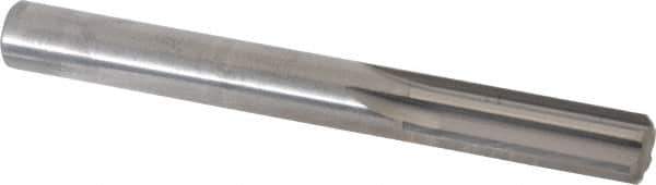 Hertel - 11mm Solid Carbide 6 Flute Chucking Reamer - Straight Flute, Straight Shank, 1-3/8" Flute Length, 4" OAL - All Tool & Supply