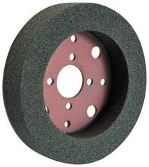 Norton - 6" Diam, 4" Hole Size, 1-1/4" Overall Thickness, 60 Grit, Type 2 Tool & Cutter Grinding Wheel - Medium Grade, Silicon Carbide, I Hardness, Vitrified Bond, 3,600 RPM - All Tool & Supply