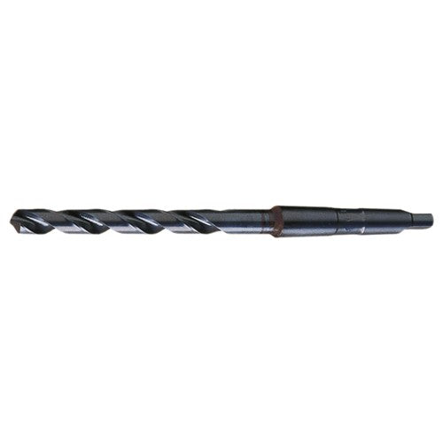 1/2 RHS / RHC HSS 118 Degree Radial Point General Purpose Taper Shank Drill - Steam Oxide