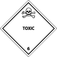 NMC - Toxic DOT Shipping Label - 4" High x 4" Wide - All Tool & Supply