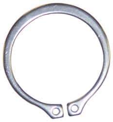 Rotor Clip - 1.769" Groove Diam, 1-7/8" Shaft Diam, Phosphate Spring Steel, Snap External Retaining Rings - 0.068" Groove Width, 0.053" Groove Depth, 0.062" Ring Thickness, Grade 1060-1090 - All Tool & Supply