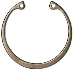 Rotor Clip - 0.062" Thick, Passivated Finish, Stainless Steel Snap Internal Retaining Ring - 0.068" Groove Width, 0.057" Groove Depth, 1.989" Groove Diam, Grade 15-7 Grade 632 - All Tool & Supply