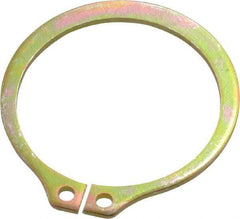 Rotor Clip - 29.87mm Groove Diam, 1-1/4" Shaft Diam, Cadmium-Plated Steel, Snap External Retaining Rings - 0.056" Groove Width, 0.037" Groove Depth, 0.05" Ring Thickness, Grade 1060-1090 - All Tool & Supply