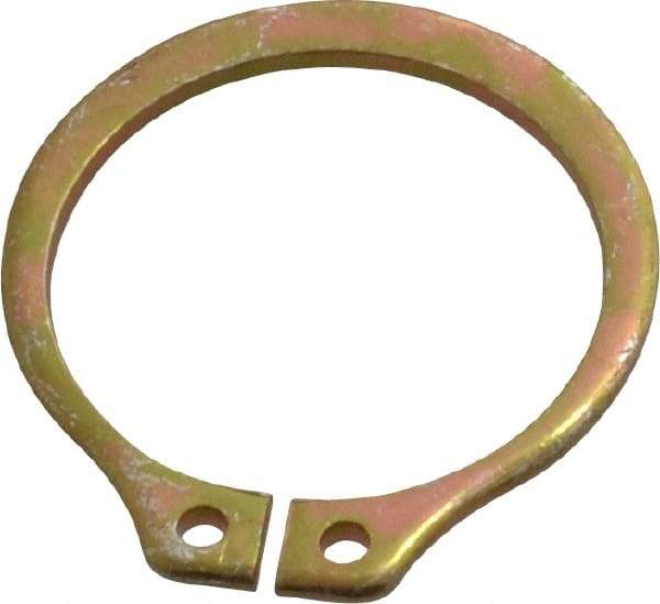 Rotor Clip - 17.88mm Groove Diam, 3/4" Shaft Diam, Cadmium-Plated Steel, Snap External Retaining Rings - 0.046" Groove Width, 0.023" Groove Depth, 0.042" Ring Thickness, Grade 1060-1090 - All Tool & Supply