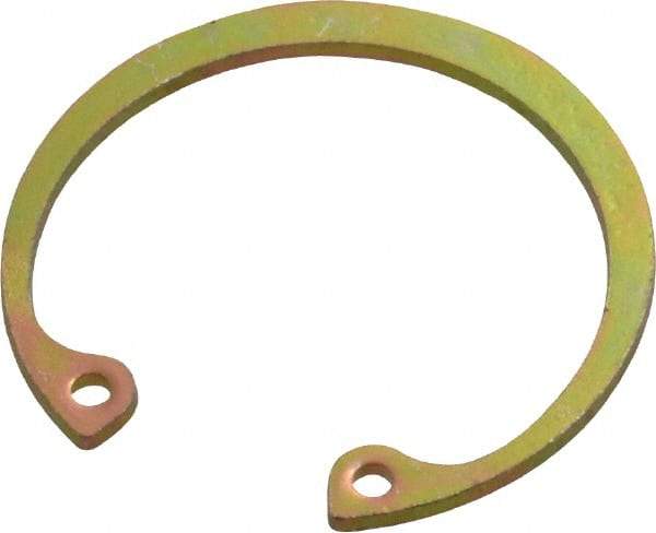 Rotor Clip - 0.042" Thick, Cadmium-Plated Finish, Steel Snap Internal Retaining Ring - 0.046" Groove Width, 0.033" Groove Depth, 1.066" Groove Diam, Grade 1060-1090 - All Tool & Supply