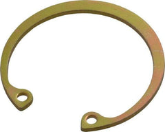 Rotor Clip - 0.05" Thick, Cadmium-Plated Finish, Steel Snap Internal Retaining Ring - 0.056" Groove Width, 0.04" Groove Depth, 1.33" Groove Diam, Grade 1060-1090 - All Tool & Supply