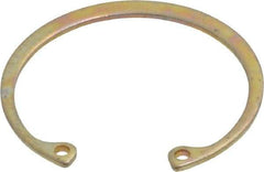 Rotor Clip - 0.05" Thick, Cadmium-Plated Finish, Steel Snap Internal Retaining Ring - 0.056" Groove Width, 0.047" Groove Depth, 1.594" Groove Diam, Grade 1060-1090 - All Tool & Supply